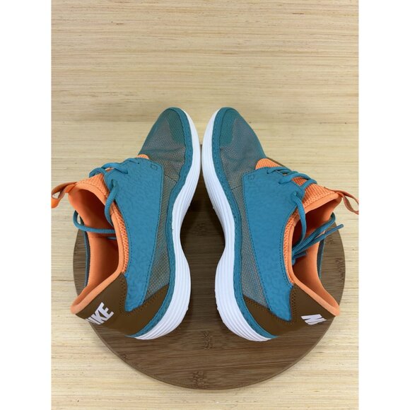 Nike Solarsoft Blue Orange Moccasin Athletic Running Shoes Mens Size 10 - Picture 5 of 8